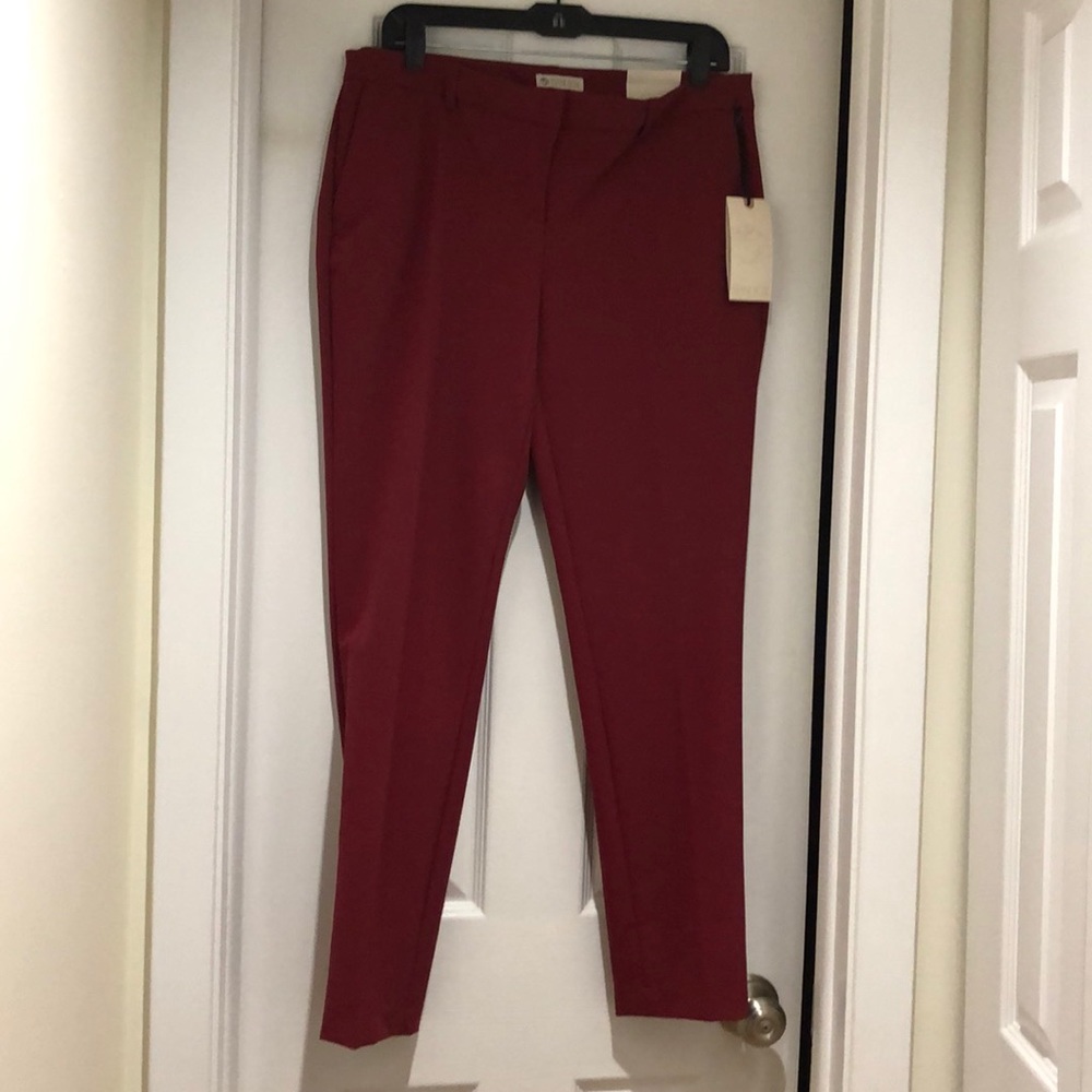 Dark Red Slacks